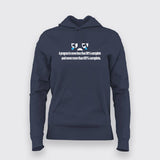 A program is never less than 90% complete and never more than 95% complete T-Shirt For Women