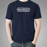 #Architect Hashtag T-Shirt For Men