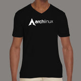 Archlinux V Neck T-Shirt For Men Online India