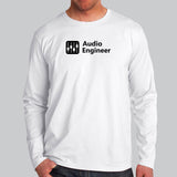 Audio Engineer Full Sleeve T-Shirt For Men India