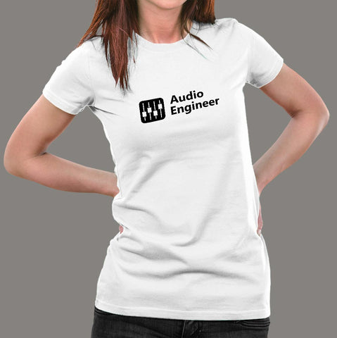 Audio Engineer T-Shirt For Women Online India