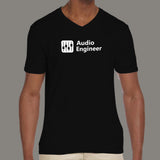 Audio Engineer V Neck T-Shirt For Men Online India