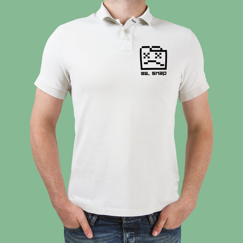 Aw Snap Funny Polo T-Shirt For Men Online India