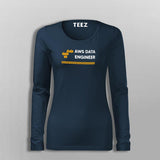 Aws Data Engineer Women’s Profession T-Shirt