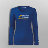 Aws Data Engineer Women’s Profession T-Shirt