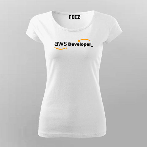 Aws Developer T-Shirt For Women Online India