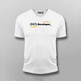 Aws Vneck T-Shirt For Men Online