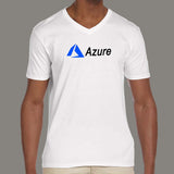 Microsoft Azure V Neck T-Shirt For Men India