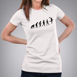 Basketball Evolution Women’s attitude T-shirt online india
