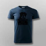 Bad Criminal Rottweiler Dog Police Station Mugshot T-Shirt For Men