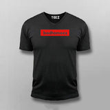Badtameez Hindi V-neck T-shirt For Men Online India