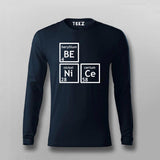 Be Nice Periodically Funny T-shirt For Men