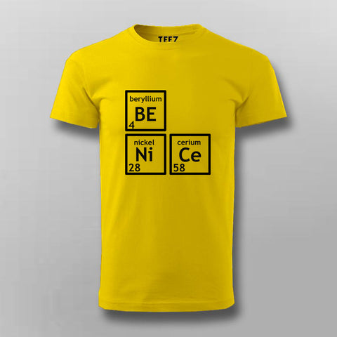 Be Nice Periodically Funny T-shirt For Men Online India 