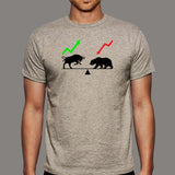 Bear And Bull Market T-Shirt For Men India