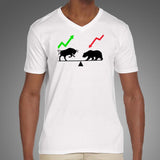 Bear And Bull V Neck T-Shirt For Men Online India