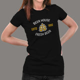 Beer House T-Shirt For Women Online India