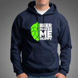 Beer Makes Me Hoppy T-Shirt For Men