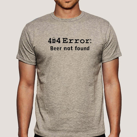 Beer Not Found 404 Error  Men's T-shirt