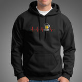 Beer Heartbeat Hoodies For Men Online India