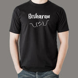 Besharam Men’s Hindi Meme T-shirt online