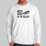 Best Coder In The Galaxy Full Sleeve T-Shirt For Men Online India