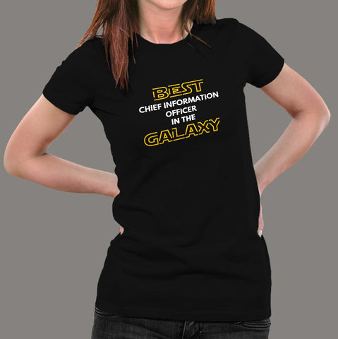 Best CIO In The Galaxy T-Shirt For Women Online India