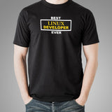 Best Linux Developer Ever T-Shirt For Men Online India