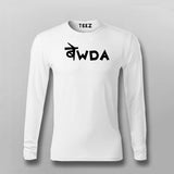 Bewda Hindi T-shirt For Men