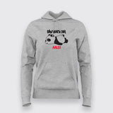 Bhayankar Aalsi Hindi Funny Hoodies For Women