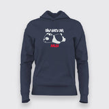 Bhayankar Aalsi Hindi Funny Hoodies For Women