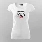 Bhayankar Aalsi Hindi Funny T-Shirt For Women