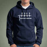 Biker Gear Shift Racing Motorcycle Men's Hoodie