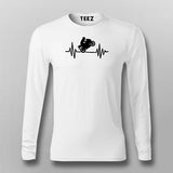 Biker Heartbeat T-Shirt For Men