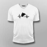 Biker Heartbeat T-Shirt For Men