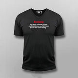 Biology The Only Science Where Multiplication And Division Funny T-shirt For Men