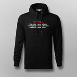 Biology The Only Science Where Multiplication And Division Funny Hoodies For Men