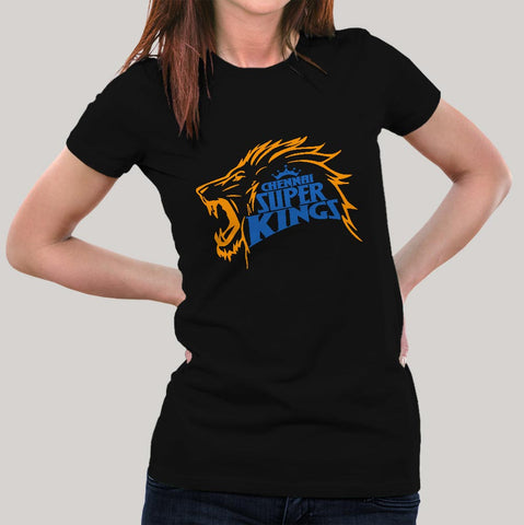 Women's  Chennai Super Kings Fan Cotton T-shirt