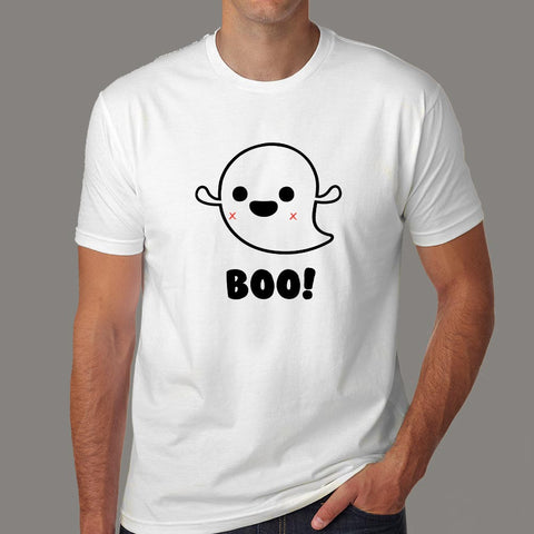 Cute Ghost Boo Halloween Men’s T-shirt online india