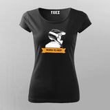 Born To Ride T-Shirt For Women Online India