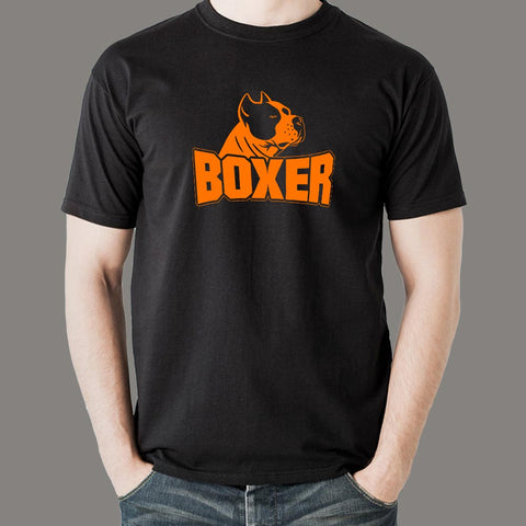 Boxer Dog T-Shirt For Men Online India