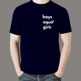 Boys Equal Girls T-Shirt For Men