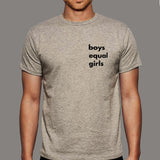Boys Equal Girls T-Shirt For Men Online India