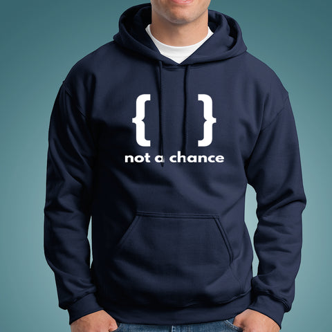 Braces Not A Chance Funny Python Programmer Syntax Hoodies For Men Online India