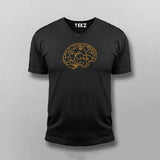 Brain Of Game V-Neck T-shirt For Men Online India 