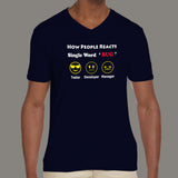 Funny Coding V Neck T-Shirt For Men Online India