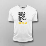 Build Tune Race Break Fix Repeat T-shirt For Men