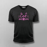CAT MOM V-neck T-shirt For Men Online India