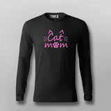 CAT MOM Full Sleeve T-shirt For Men Online Teez