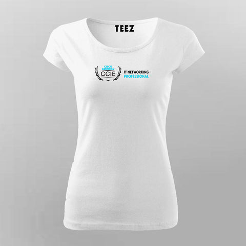 CCIE CERTIFICATION T-shirt For Women Online Teez