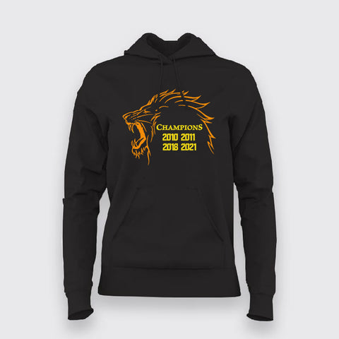 CHENNAI SUPER KINGS CHAMPIONS Cricket Lover Hoodies For Men Online India